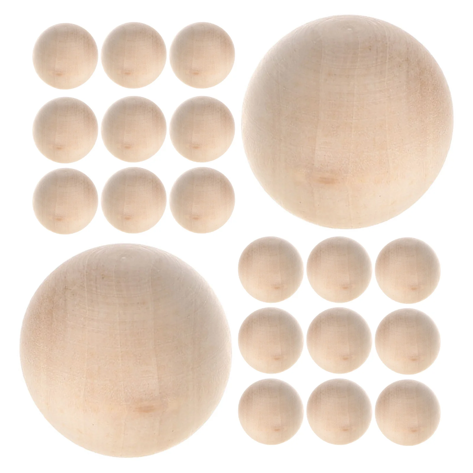 

25Pcs Wood Balls 40Mm Unfinished Natural Round Wooden Spheres for DIY Crafts Decor Beads Rustic Wood Craft Projects