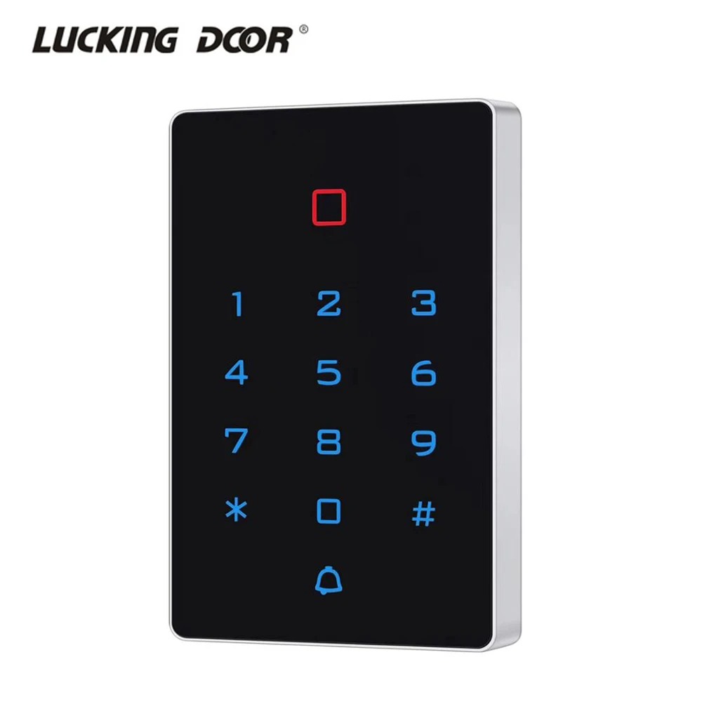 

Backlight Touch 125khz RFID Card Access Control keypad EM card reader Door Lock opener wiegand 26 output Anti-disassembly Alarm