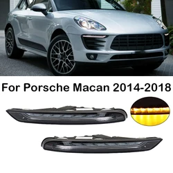 95B941181A Car Front Bumper LED Daytime Running Light DRL Driving Lamp For Porsche Macan 95B Base S Turbo GTS SUV 2014 2015-2018