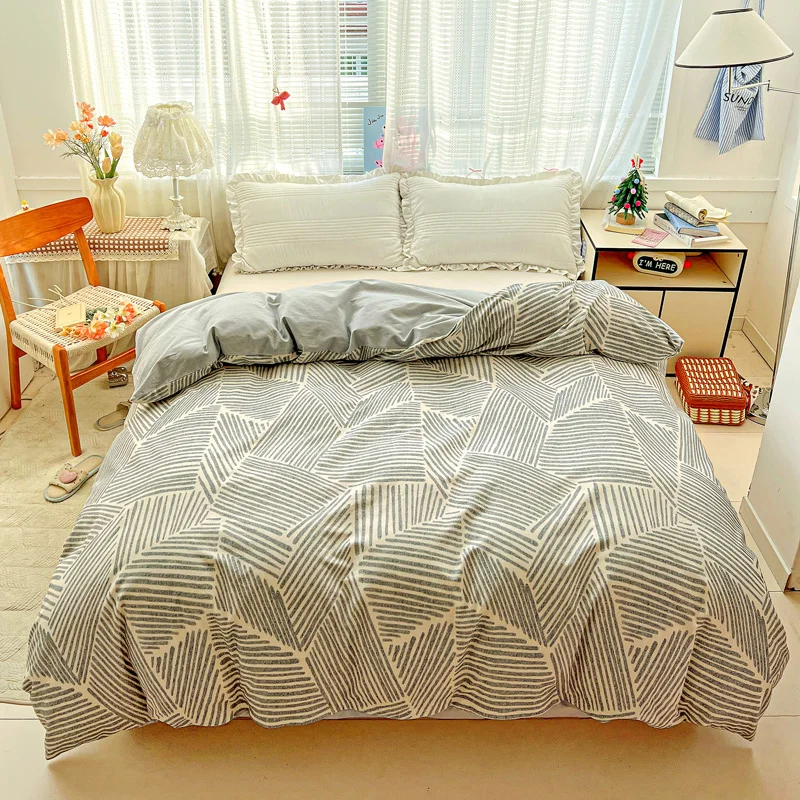 new-class-a-thickened-cotton-brushed-duvet-cover-single-piece-cotton-duvet-cover-bedding-cartoon-print-no-pillowcase-sheet