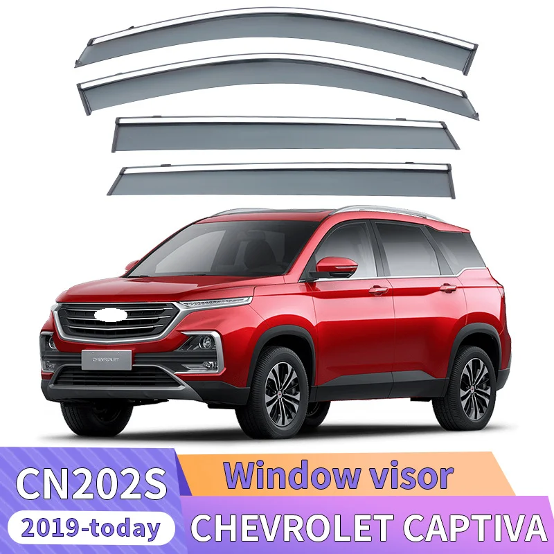 For Chevrolet CAPTIVA CN202S 2019-2022 Window Visor Rain Shine Side Window Deflector Visor Shades Ventvisor Strip