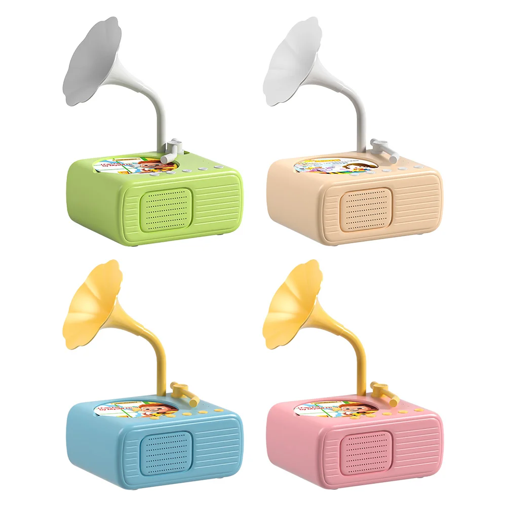 

Kids Phonograph with Speakers Toddler Record Player Educational Phonograph for Boys and Girls Age 3+