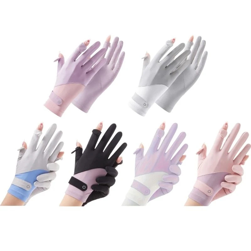 652D Light Weight Sports Glove Nonslip Lady Thin Bicycles Riding Gloves Breathable Outdoor Cycling Women Glove Enduring