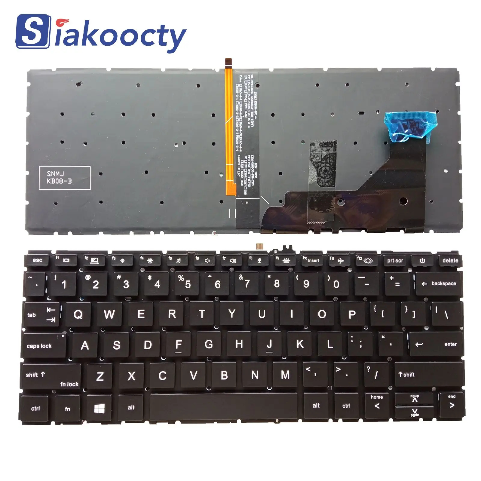 

US SP Backlit Keyboard for HP EliteBook 830 G7 830 G8 835 G7 Laptop 13.3 in