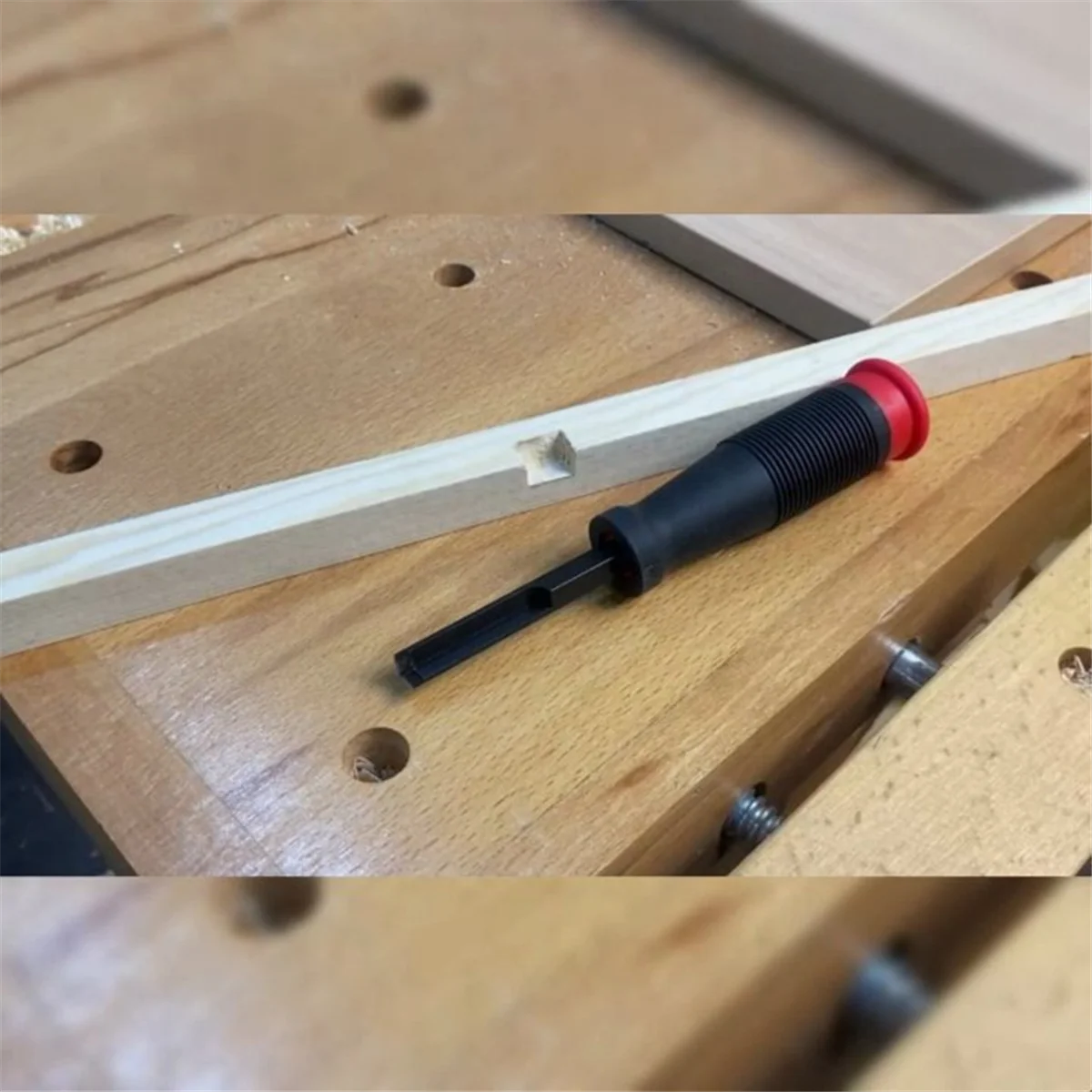 90 °   Dłuto kątowe ze stali chromowanej - uchwyt kwadratowe Dłuto narożne do obróbki drewna Dłutowanie Narzędzia ręczne