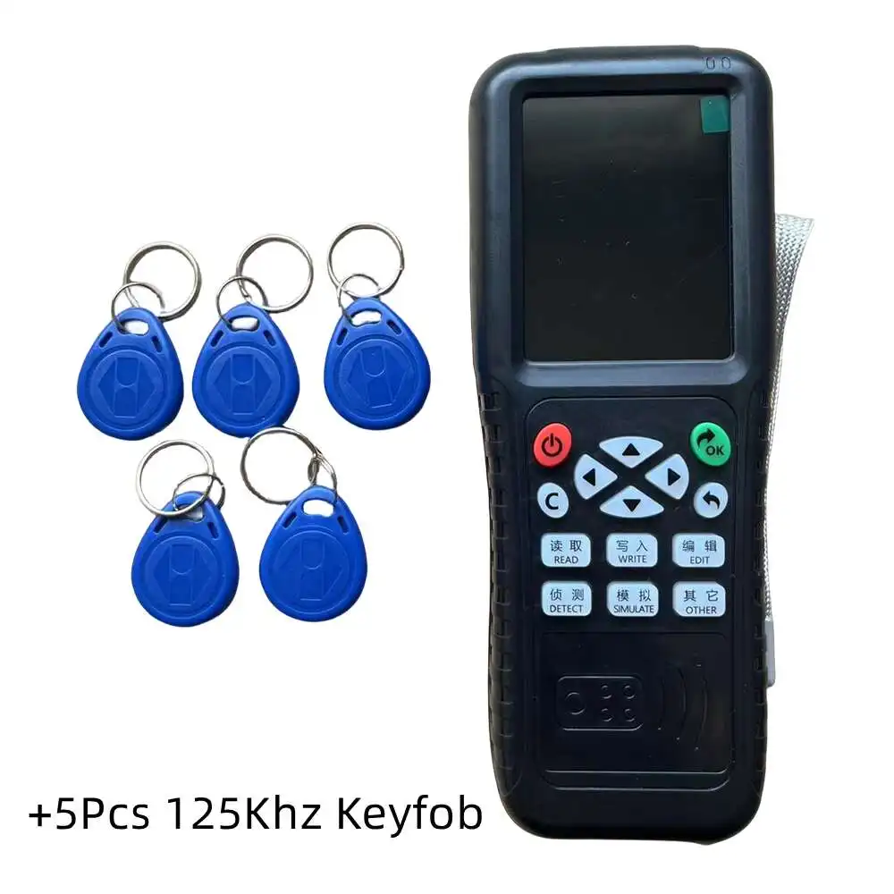 NEW 1Set ABS Smart Card Reader Writer RFID Copier English Version Icopy X100 NFC ID IC Full Decode Function Keyfob