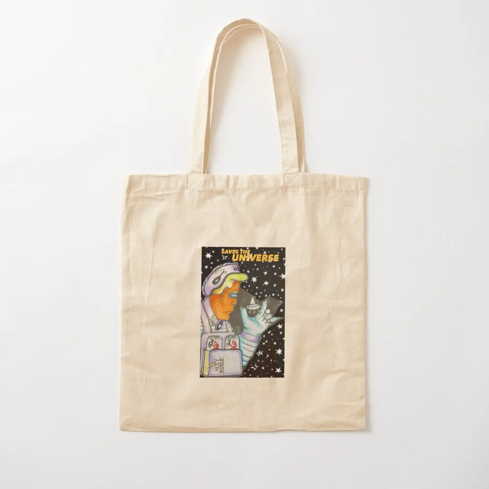 

Only He Can Save the Universe! Tote Bag