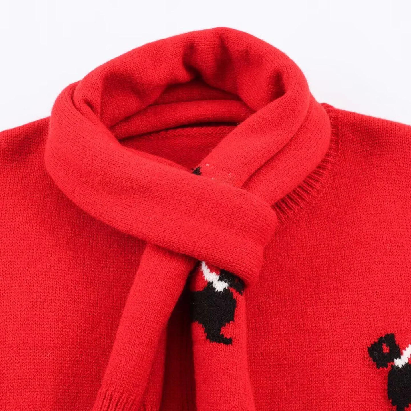 2025 invierno nueva Faion bufanda de punto para mujer Jaet temperamento Personal versátil combinación diaria marca china Z