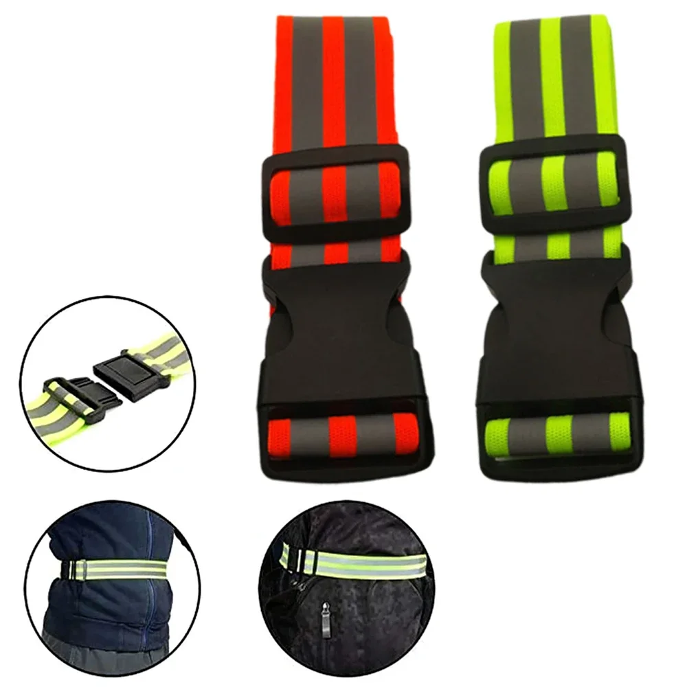 

Sports Reflective Safety Belt Adjustable Elastic Strap Night Running Walking Jogging High Visibility Reflective Band Outdoors