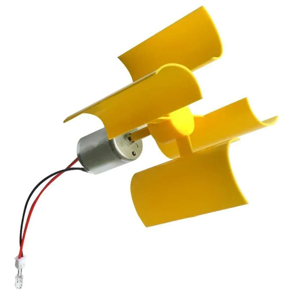 0.01-5.5V Mini Vertical Wind Generator Wind Turbine Kit Wind Turbine Instructional Model Enough To Light Up The LED