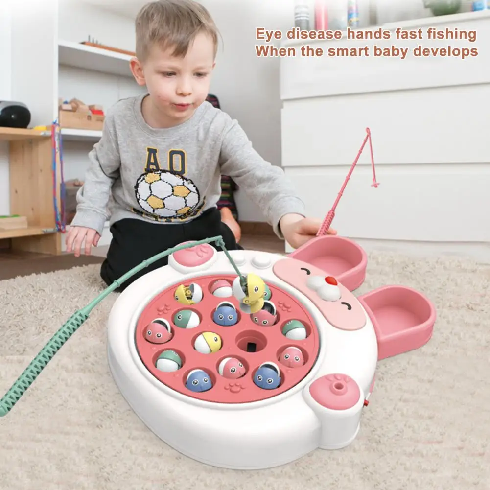 Fine Motor Skills Development Toy Fishing Game Set for Kids Fun Educational Multifunctional Electric Fishing Toys for Kids