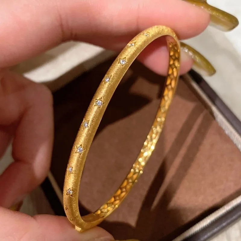 

Легкие роскошные ретро высококачественные браслеты со звездами и бриллиантами для женщин, сверкающие браслеты в придворном стиле, свадебные украшения, подарок