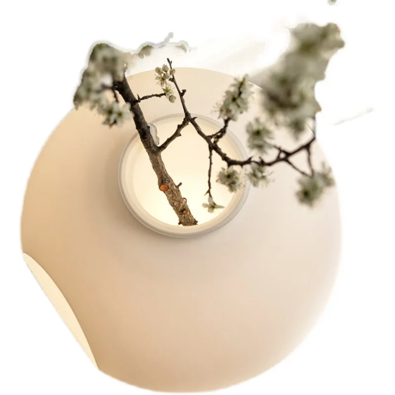 Nordic Creative โคมไฟข้างเตียงญี่ปุ่น Wabi-**** Tea Room ชาตารางโคมไฟตกแต่งใหม่จีน LED แจกันโคมไฟ