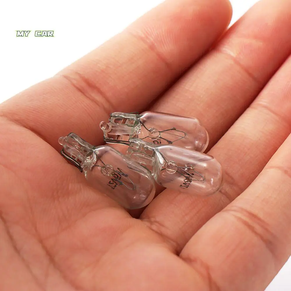 

10 шт./компл. 5 Вт T10 W5W 194 168 Ширина лампы освещения номерного знака сигнальная лампа галогенные лампы