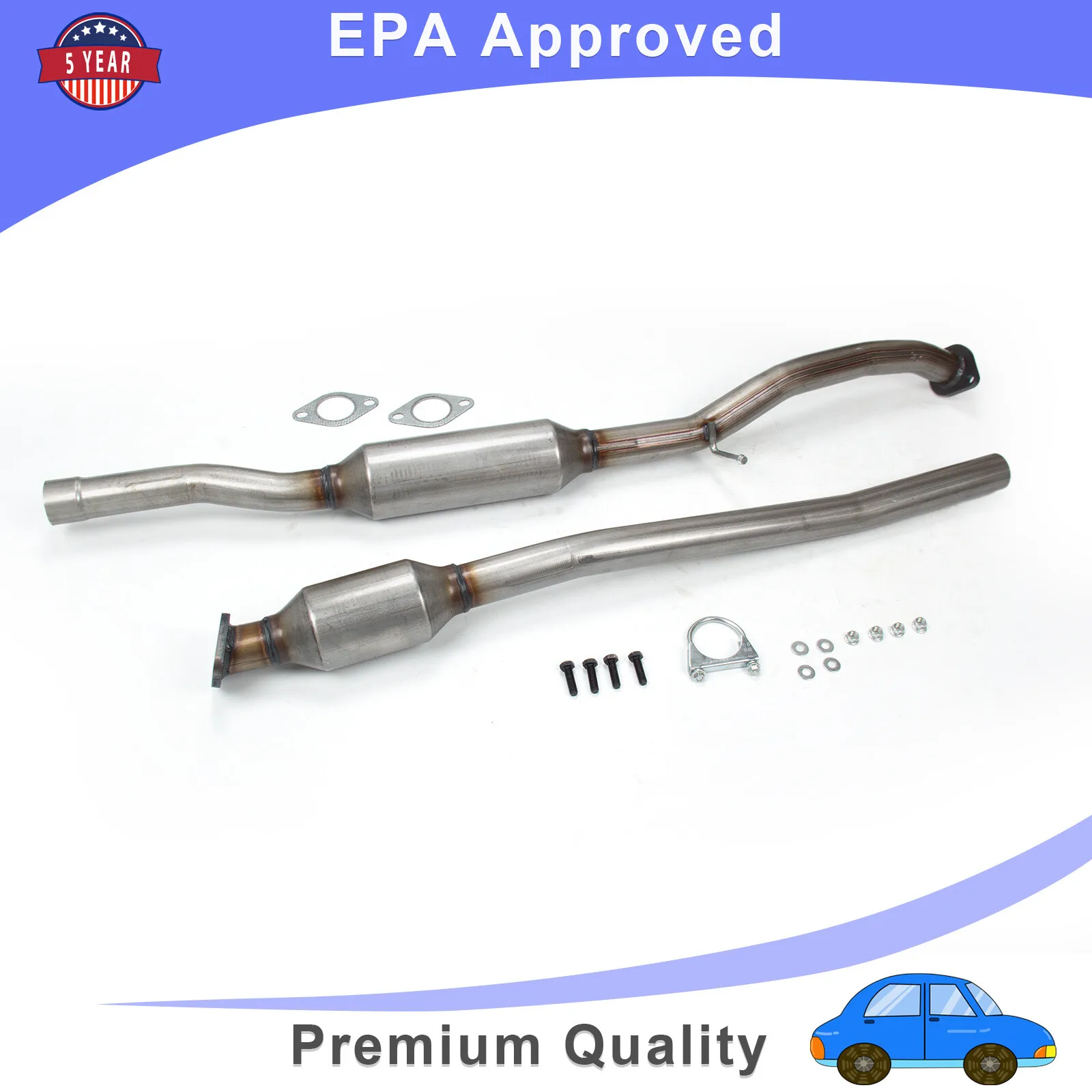 For 1997-05 E150 Van E250 E350 E450 Ford E-250 Catalytic Converter Cat Rear EPA