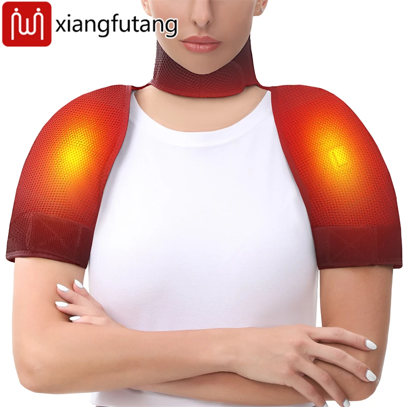 

AirLayer с подогревом, поддержка плеч, шеи, вибрационный массажер для плеч, снимает замороженное боль в плечах, мобильные проблемы, тепло плеча