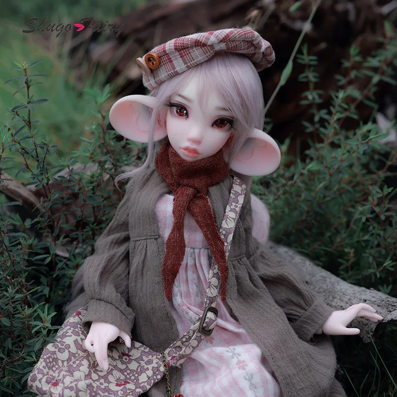 Pre-sale Shuga Fairy 1/4 Yudit Bjd Dolls - Fresh New Doll in Autumn and Winter,Featuring Big Eyes and Big Ears bjd doll bjd 1/4