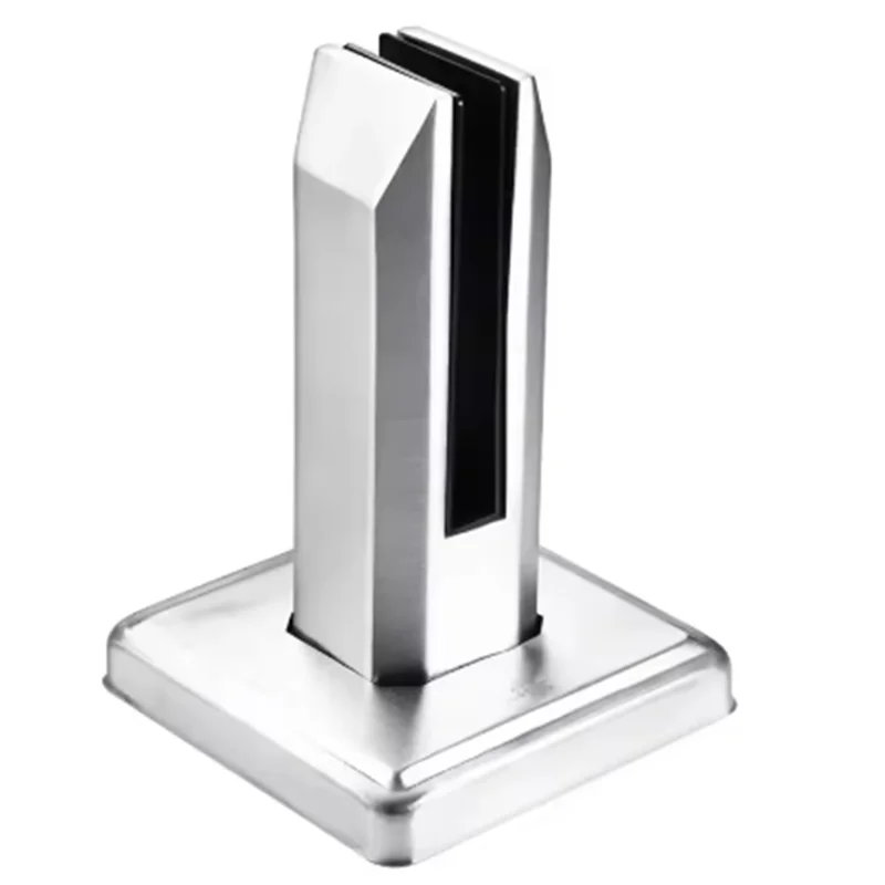 

AA01-304 Stainless Steel Pool Clamp Glass Panel Pool Fence Staircase Bracket Spigot Balustrade Floor Deck Mount Support Clamp