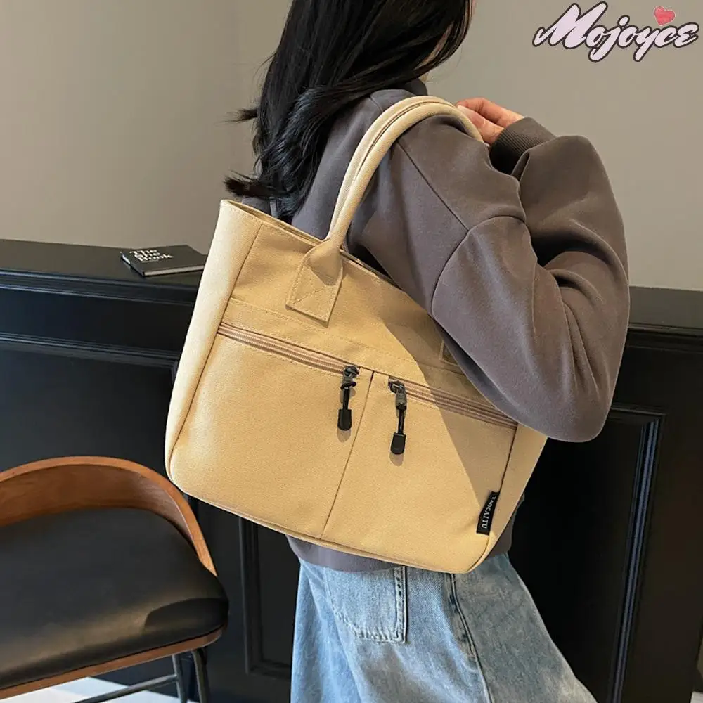 

Tote Handbag Canvas Shoulder Bags Large Capacity Underarm Pouch Causal Top-Handle Bags Handheld Daypack Travel Camping Mummy Bag