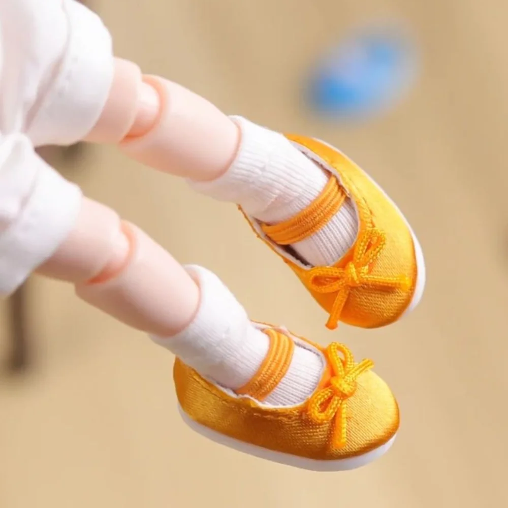 1 คู่ High Street แฟชั่น OB11 รองเท้าบัลเล่ต์ Multi-สีการ์ตูน 1/12 รองเท้าตุ๊กตา Bjd 1 คู่ผ้า 1/12 Bjd Casual รองเท้า