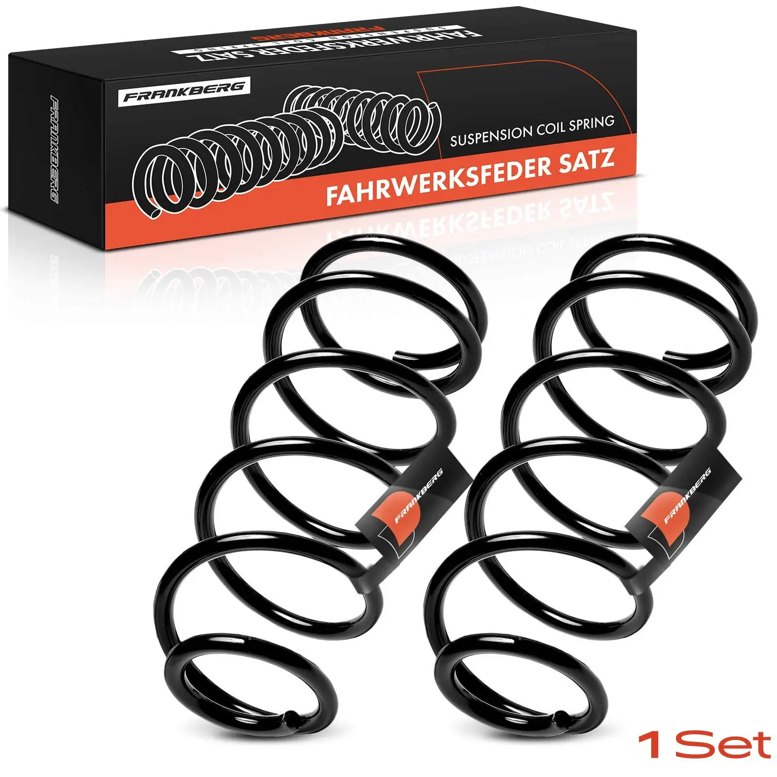 Frankberg 2x Fahrwerksfeder Hinterachse für Mazda 6 Stufenheck GG 1.8L 2.0L 2.3L 2002-2007 RH6414 SP3721
