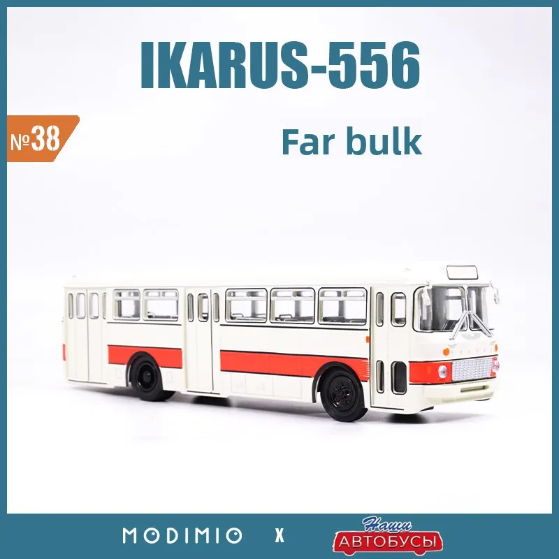 Modelo Metálico de Autobús Interurbano Ikarus IKARUS-556 de Hungría, Escala 1/43, Colección JAVN038