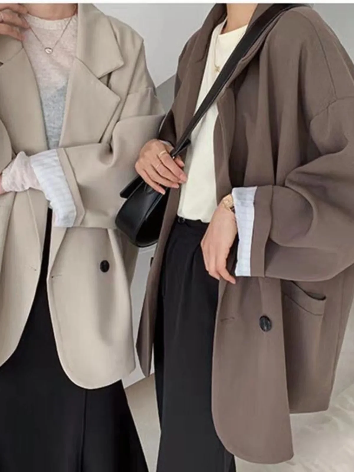 

Spring Autumn New Arrival College Trendy Women's TopLoose Women's ort Suit