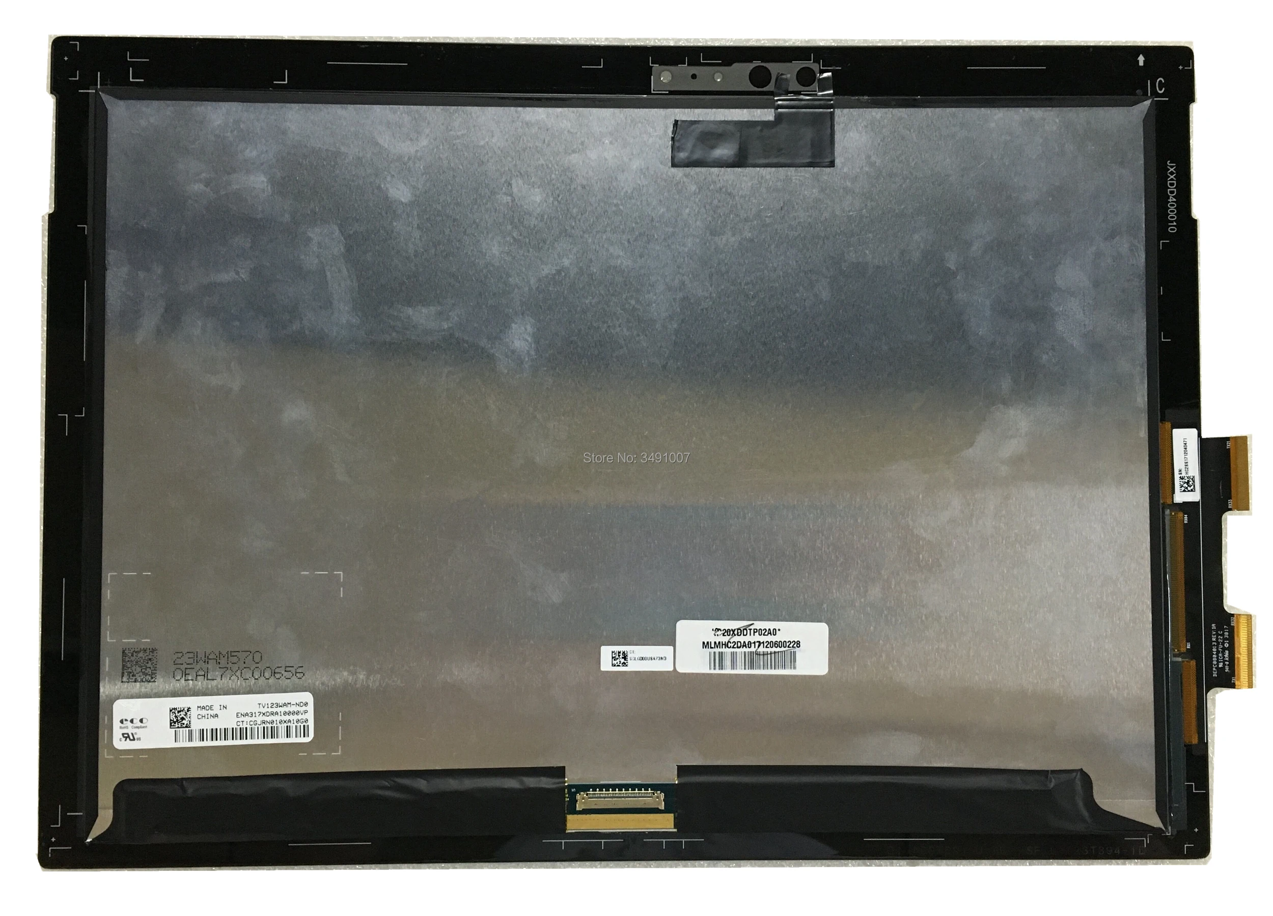 

LALAWIN for HP Envy X2 Lcd Screen TV123WAM-ND0 with Touch Digitizer matrix 1920*1280 EDP 40pins 12.3''Lcd Assembly