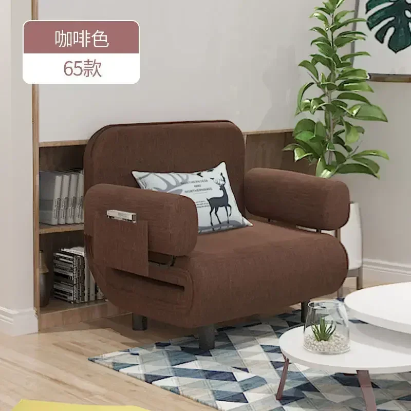 3-in-1 converteerbare slaapstoel Bed Uittrekbare slaapbank Verstelbare fauteuil Lounge met opbergvak voor kleine ruimtes Gastenkamer