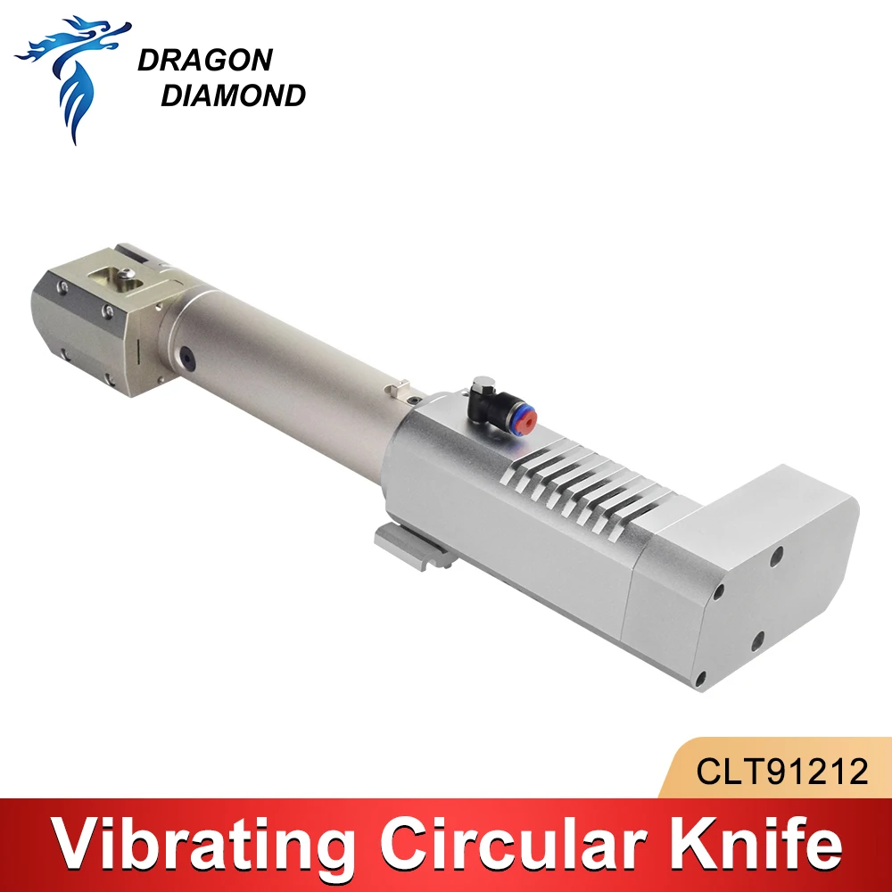 CNC Circular Vibrating Knife Tool With Base and Driver for Cutting Soft Glass Fabric Flexible Vibrating Knife CLT91212