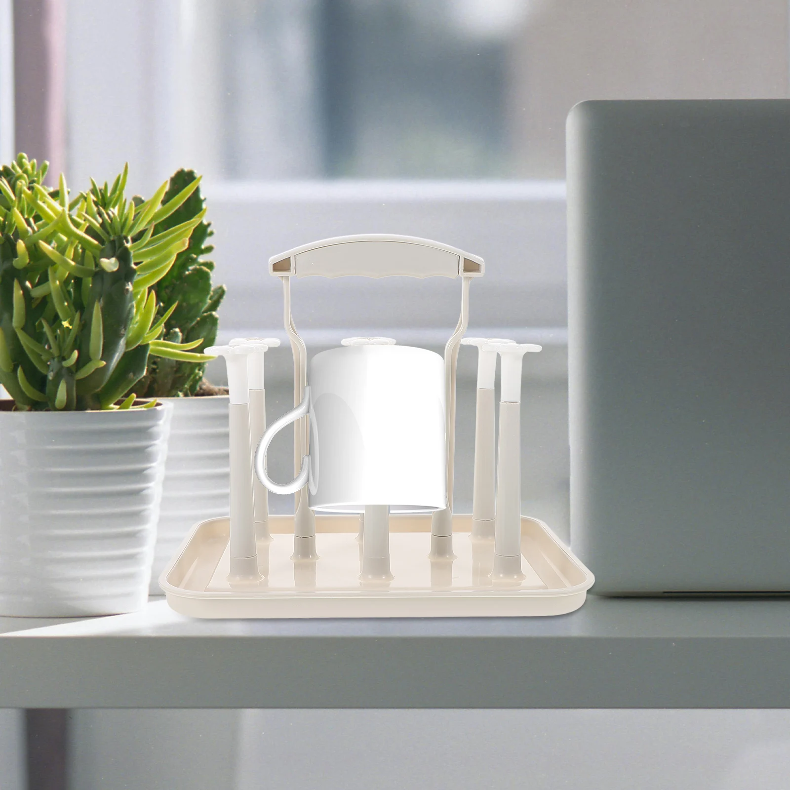 

Baby Bottle Drying Rack Space Saving Holder for Countertop Portable Bottle Cup Drain Rack Multifunctional Kitchen Storage