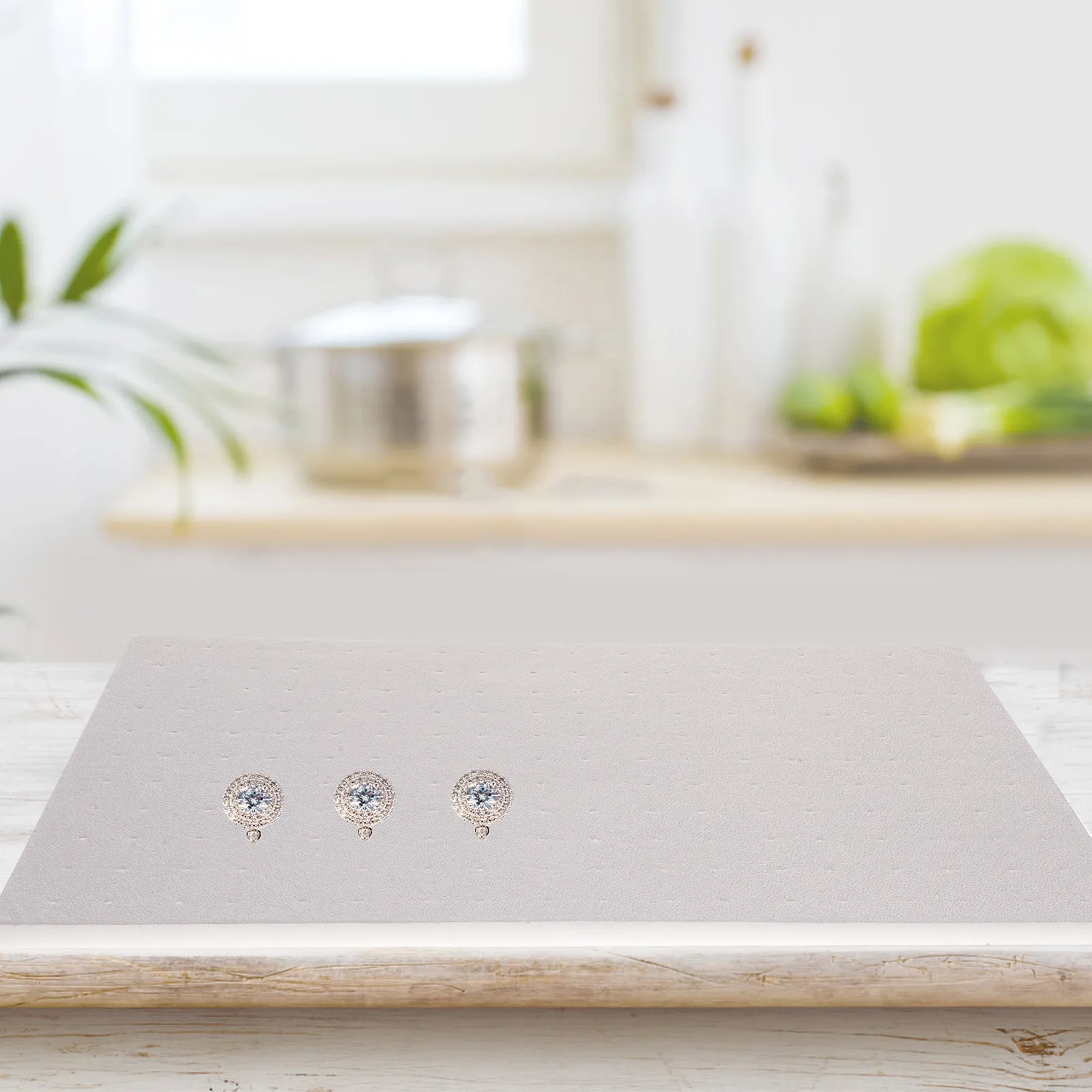 

Ring Box Sponge Pad Jewelry Insert Organizer Tray for Earrings Rings Display Storage Mat Jewelry Insert Sponge