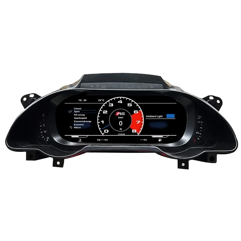 Latest 10.25 Inch Car Digital Cluster Meter Speedometer for  Products A5 09 - 17 S5 08-15 Rs5 13-18 LCD Dashboard