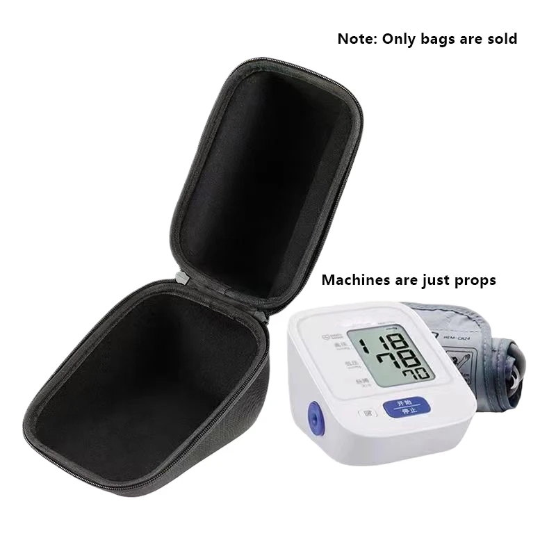 Portable Hard Case Pouch Organizer for Blood Pressure Monitor Waterproof Shockproof EVA Travel Arm Storage Bag view 3