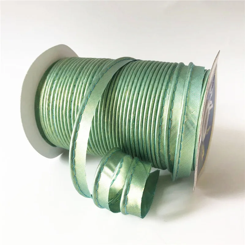 12mm 20Yds 2-64Colors Metallic Bias Piping Cord Handmade For DIY Garment Sewing Trimming cord high quality and 100% cotton rope