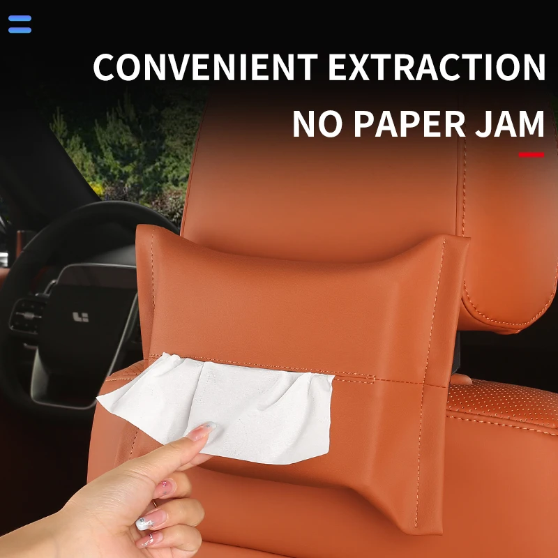 

Car tissue box bag For Honda CRV ACCORD Civic Vezel Hrv Napkins PU Leather Tissue Boxes storage Storage bag Auto accessories