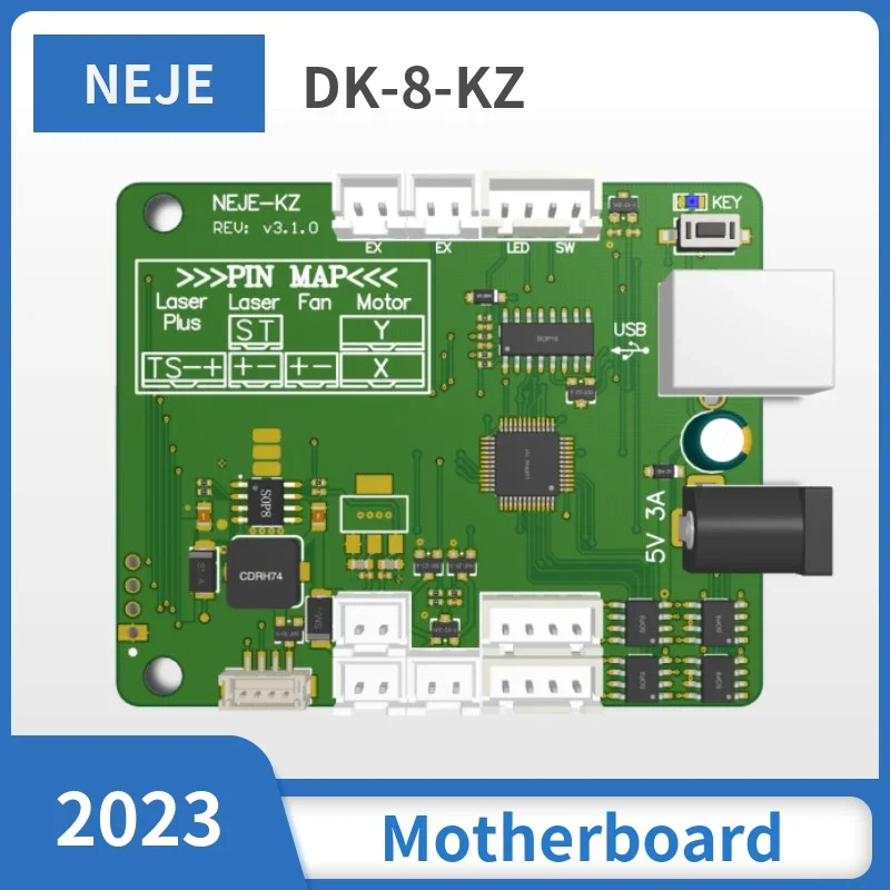 2024 nueva placa base de repuesto NEJE DK-8-KZ adecuada para máquina DK-8-KZ 1000mw 1500mw 2000mw 3000mw