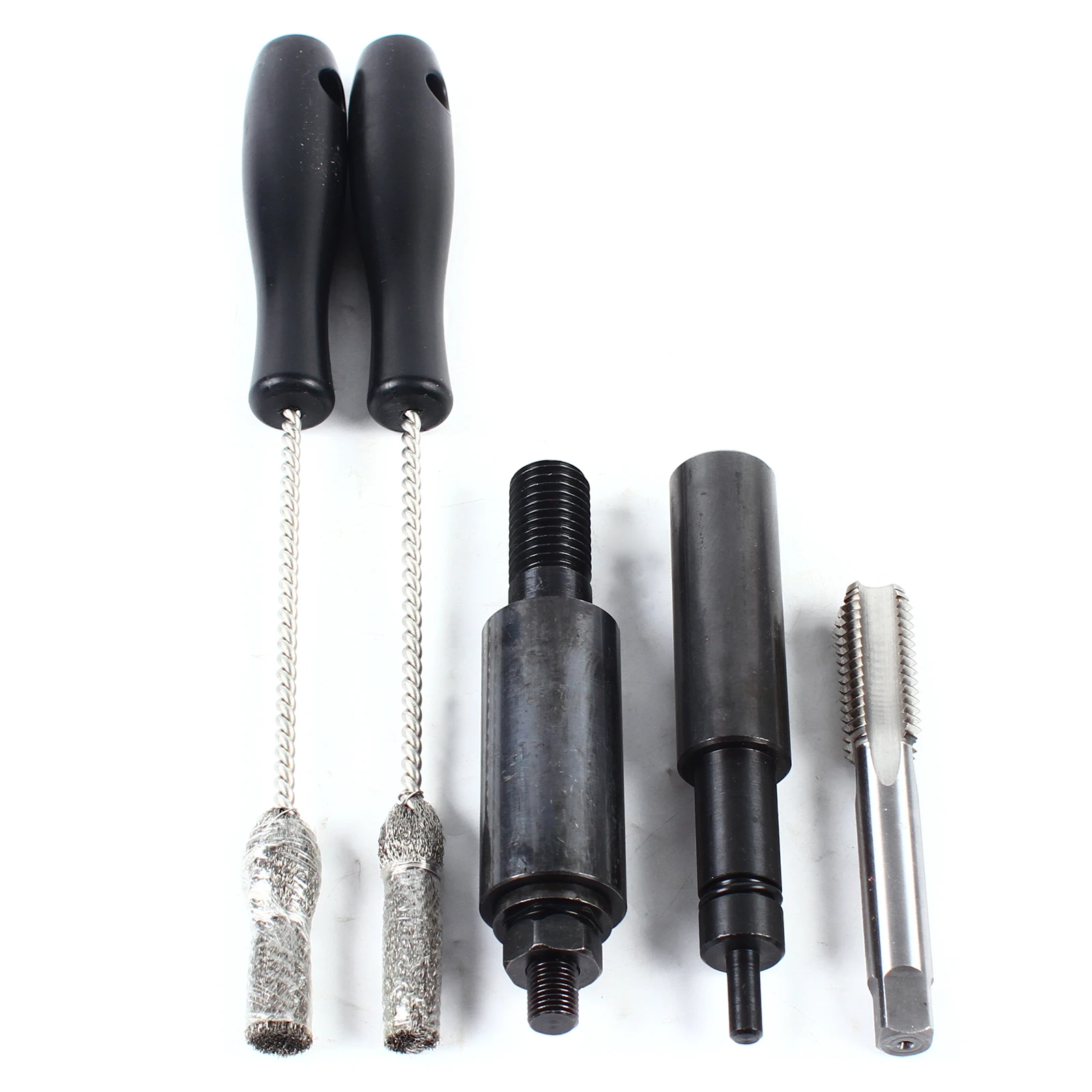 Injector Cleaning Brush Kit, 6.0L 6.4L Diesel Engine Injector Cleaner, Ford Dodge Cummins Cleaning Tool Kit for Auto Maintenance