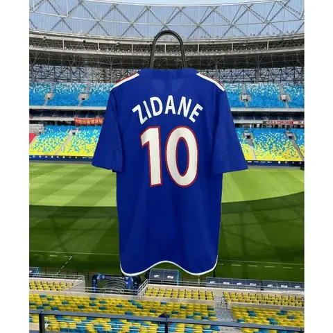 2025 New T-shirt Trendy Vintage Classic #10 ZIDANE Soccer Sports Casual Home and Away Kit Football Jersey for Adult Kids Tee