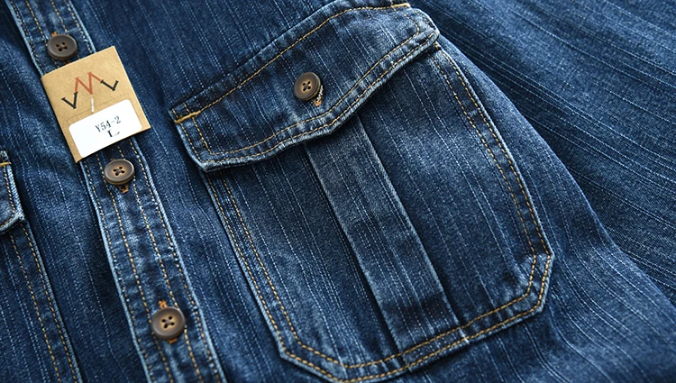 Hochleistungs-Jeans hemd für Jungen mit lockerer Passform und langen Ärmeln – Detail 8