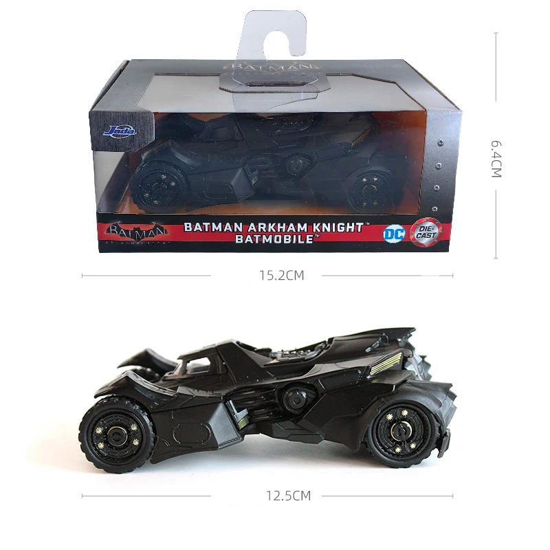 JADA 2015 Arkham Knight Batmobile 1:32 Die-Cast Model - Primer Black with Free-Rolling Wheels