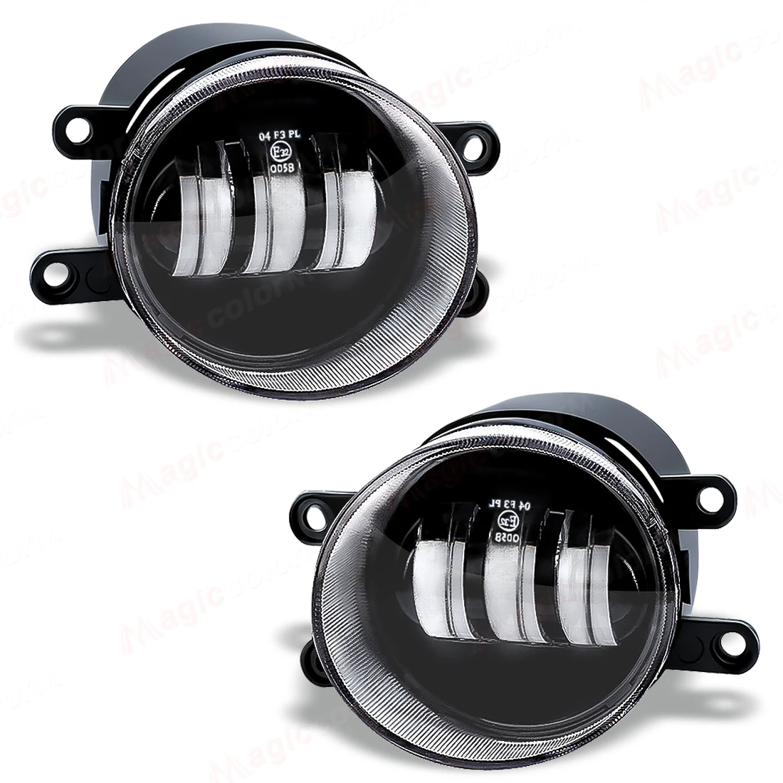 1 Pair LED Fog Lamp For Toyota RAV4 Corolla Yaris CHR Camry Hilux 4Runner Highlander Lexus Yellow White Foglight DRL Headlight - view 2