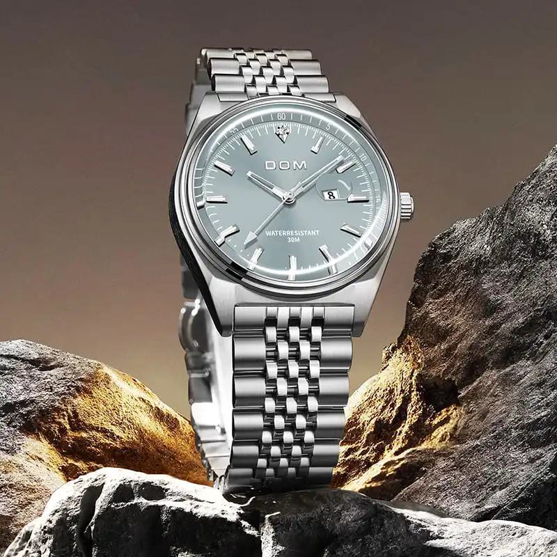 DOM 1782 eleganti orologi al quarzo per donna lusso casual luminoso in acciaio inossidabile impermeabile orologio da polso da donna d'affari reloj mujer