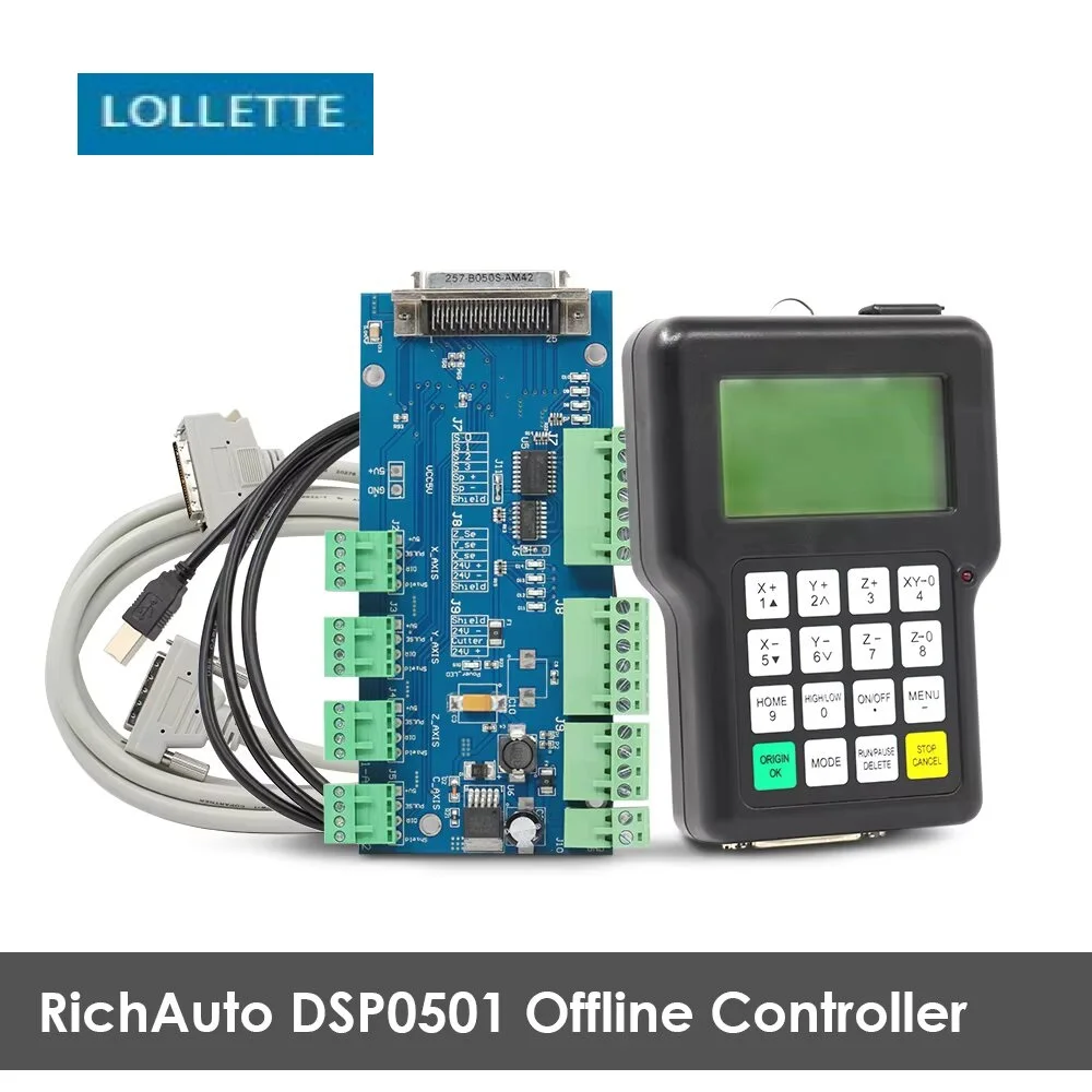 DSP 0501 3 axis offline motion controller engraving machine supports standard G code instead of A11E
