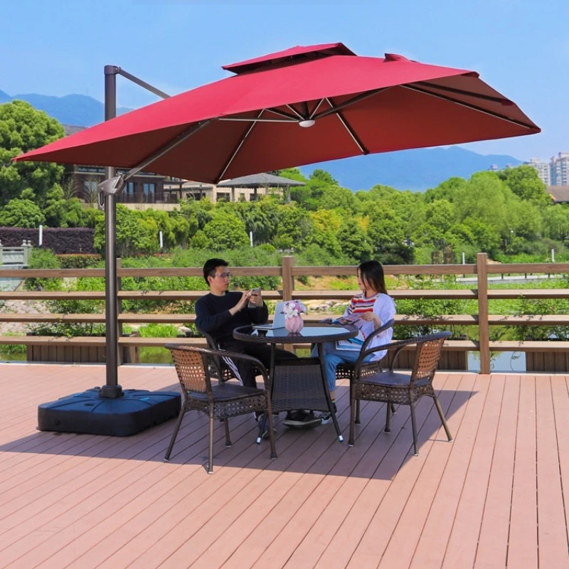 

Beach Balcony Patio Umbrellas & Bases Picnic Sunshade Terrace Patio Umbrellas & Bases Villa Homestay Furniture Ombrello Ls40hws