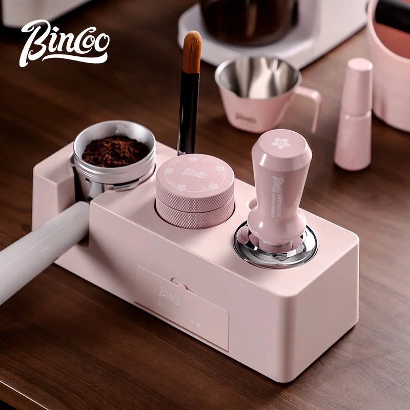 Bincoo Tamping Station 51/58mm Coffee Press Foundation Make-up Seat Leveler for Storing Concentrated Household Coffee Maker Tool