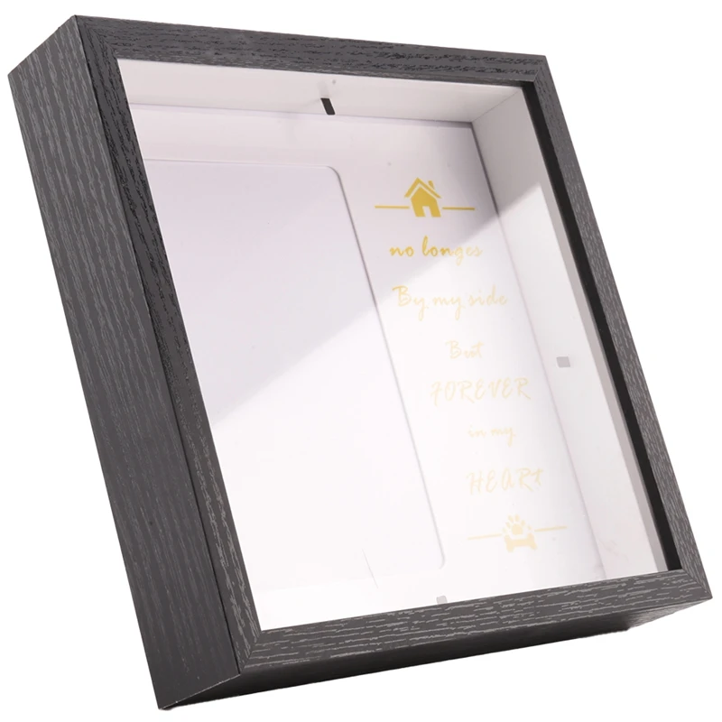 Pet Picture Frame Memorial - Dog Memorial Sentiment Frame - Pet Collar Frame Remembrance Black For Loss Of Dog Gifts