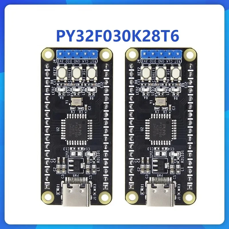 PY32F030 Development Board PY32F030K28T6 Chip 48Mhz 32-Bit Microcontroller MCU Core Development Board Module 64KB Flash
