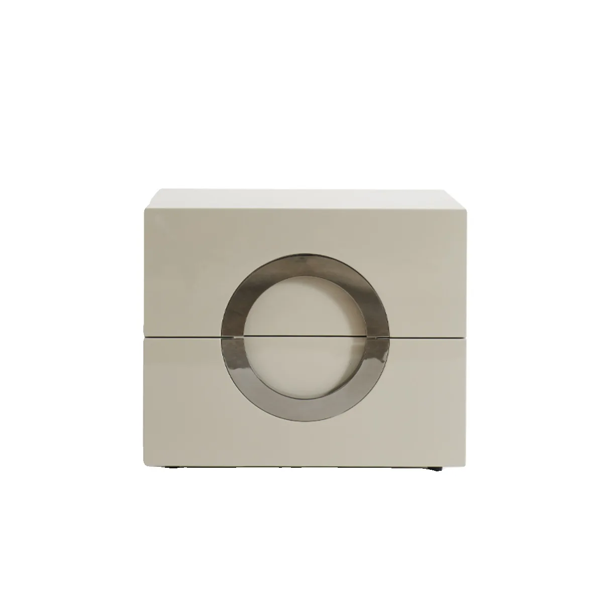 

Minimalist, solid wood, bedside table, light luxury, bright paint, bedside table, bedside storage