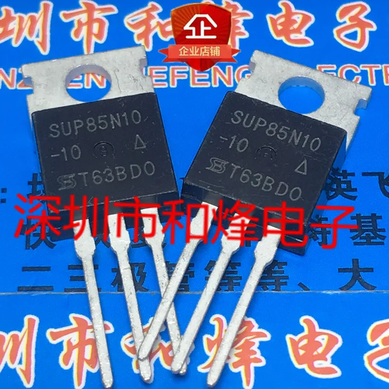 5PCS-10PCS SUP85N10-10   TO-220 100V 85A  On Stock  New And Origjnal